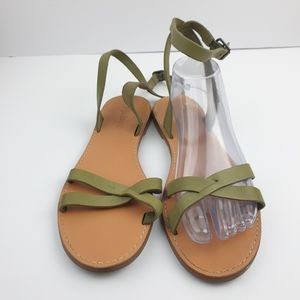 Boardwalk Madewell J.crew casual criscros sandals women's 9.5 G2005